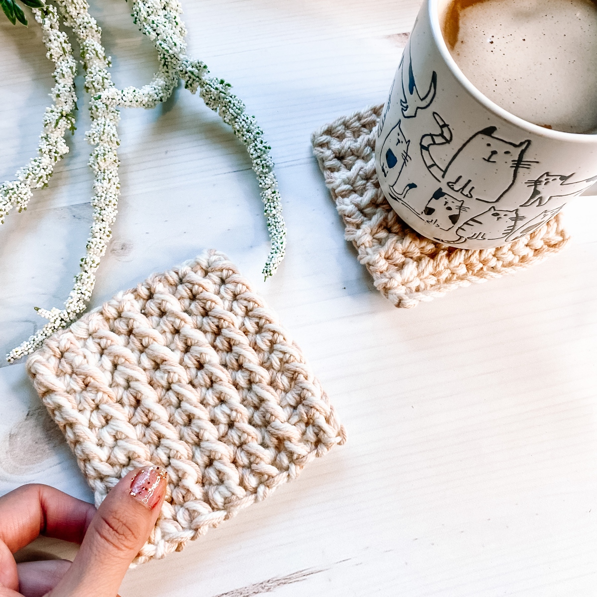 Easy Chunky Coffee Coaster