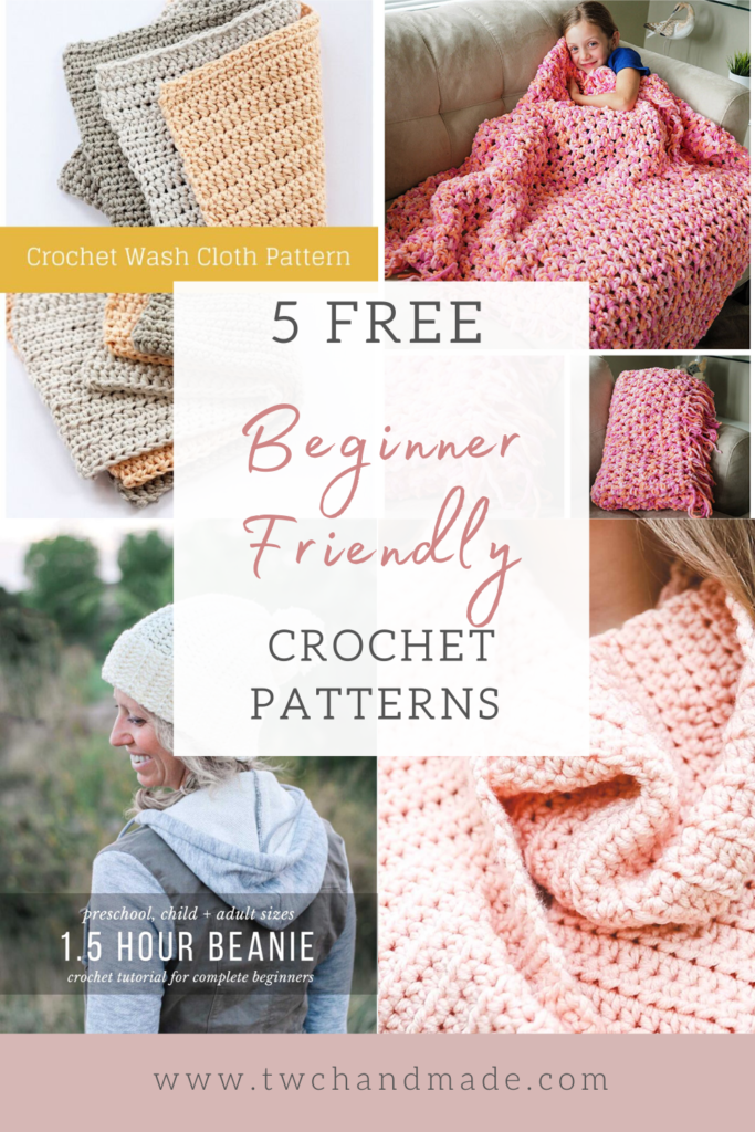 5 Beginner Friendly Crochet Patterns-Roundup - Tender Warm Creations